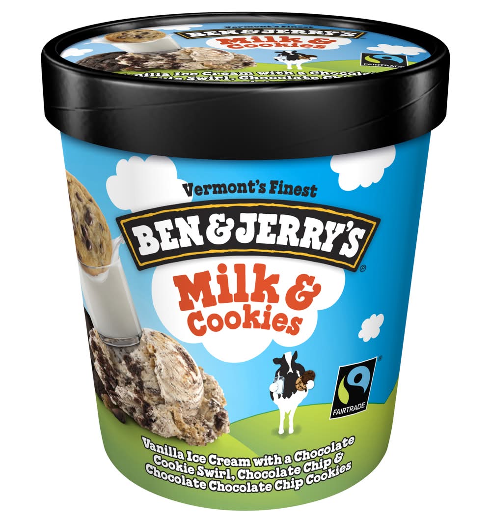 Ben and Jerry's Ice Cream, Milk and Cookies (16 fl oz) (Ben & Jerry's)