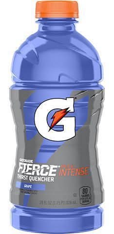 Gatorade Fierce Bold and Intense Thirst Quencher Sports Drink, Grape (28 fl oz)