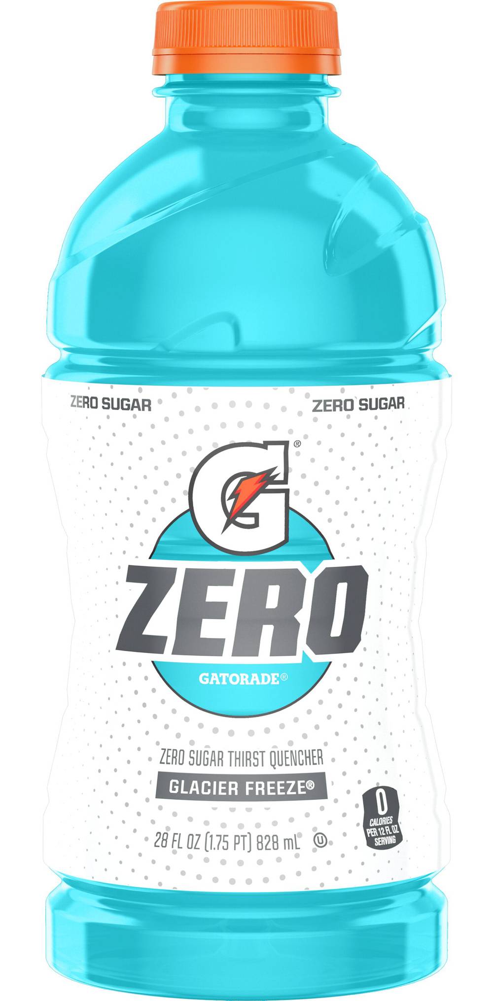 Gatorade Zero Sugar Thirst Quencher Sports Drink, Glacier Freeze (28 fl oz)