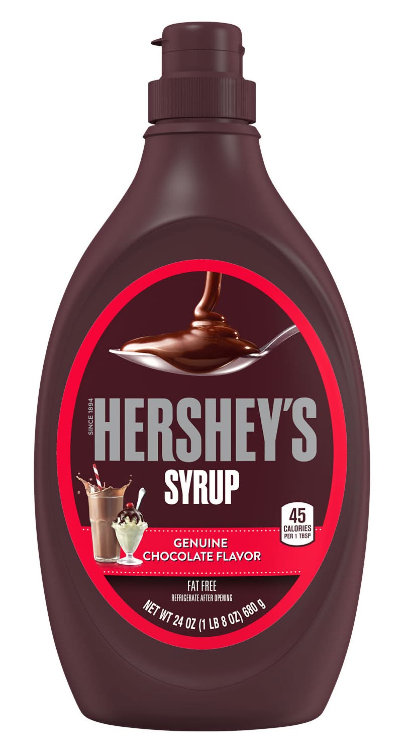 Hershey's Gluten Free Genuine Syrup, Chocolate (24 oz)
