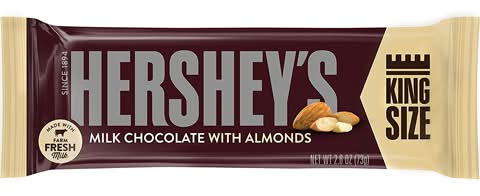 Hershey's’s Almond King Size 2.6oz