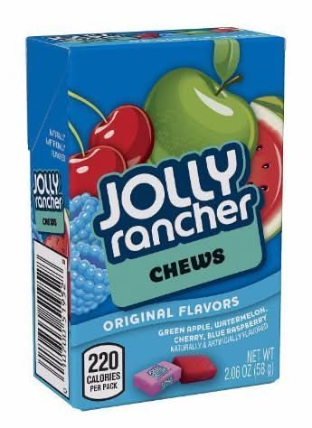 Jolly Rancher Chews Candy, Original (2.06 oz)