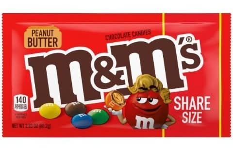 MandM's Peanut Butter Sharing Size 2.83oz