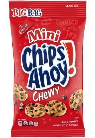 Nabisco Chips Ahoy Chewy Big Bag 3oz