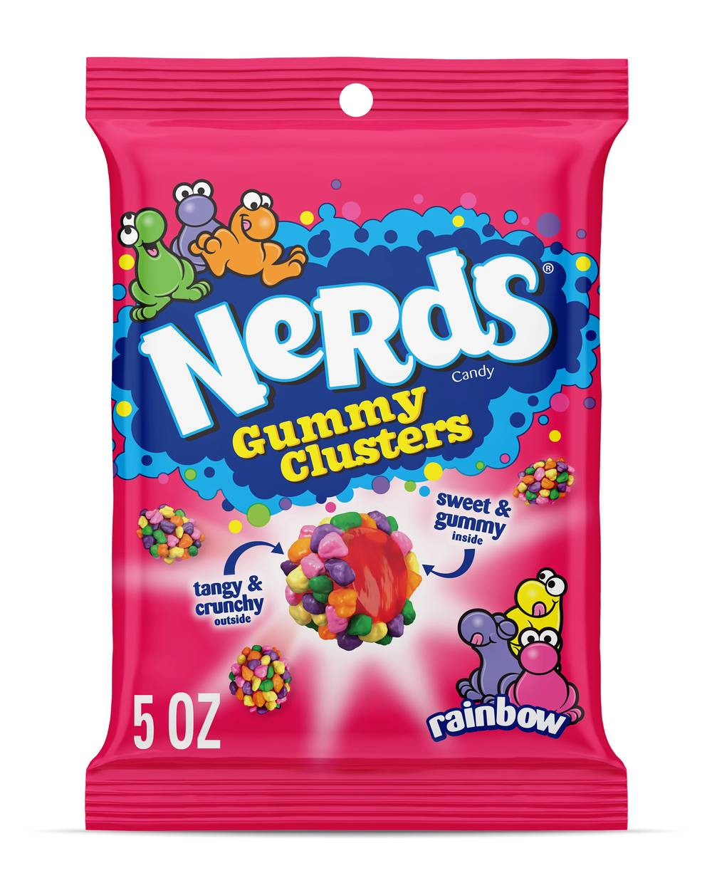 Nerds Gummy Clusters Candy, Rainbow (5 oz)