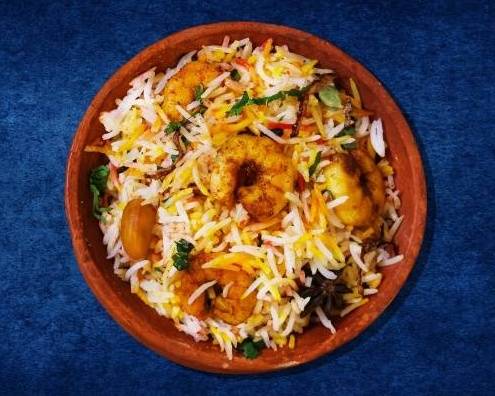 Shrimp Deluxe Biryani