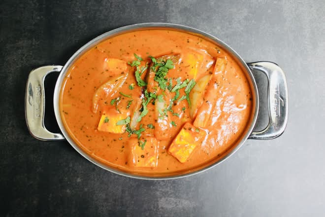 Paneer Masala (Vegetarian Curries(All entrees come with rice))