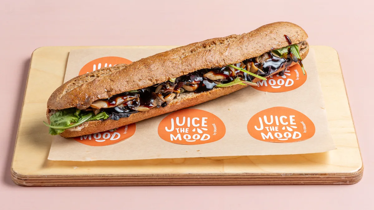 1 Mπαγκέτα Vegan Mανιταριών + 1 Γιαούρτι