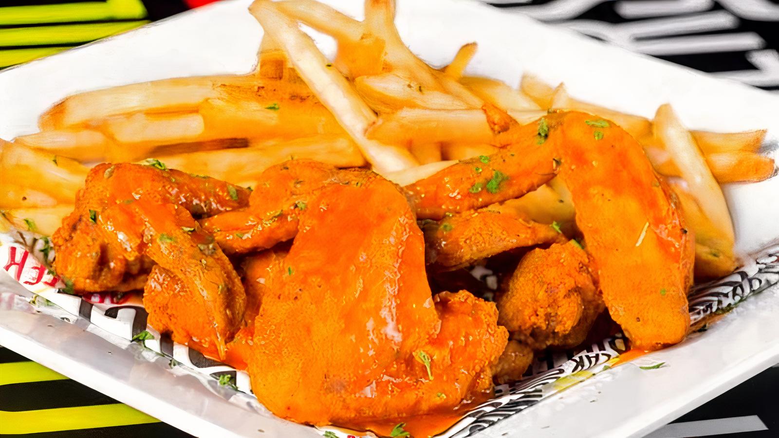 Chicken Wings and Fries