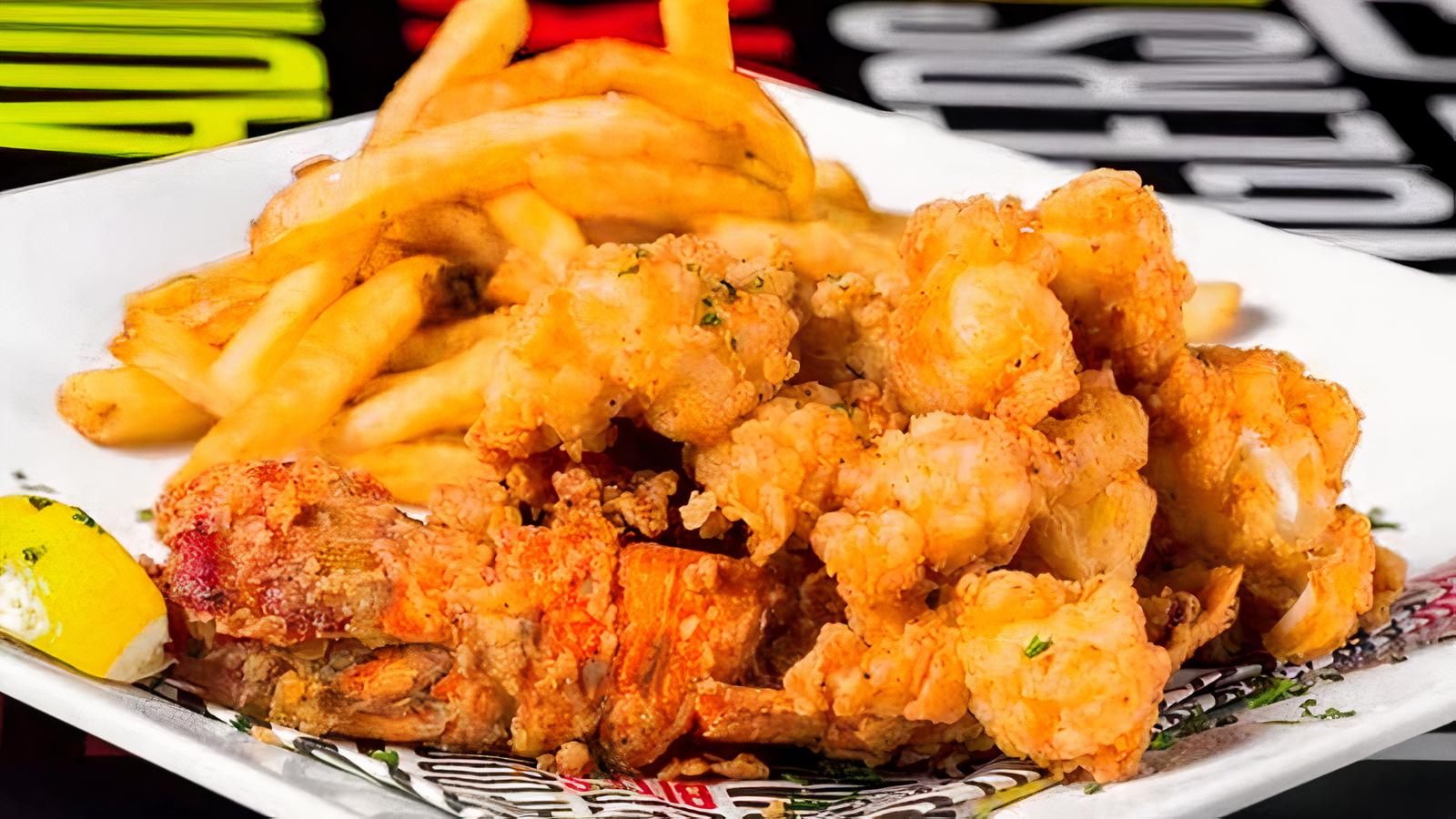 Fried Lobster Bites and Fries