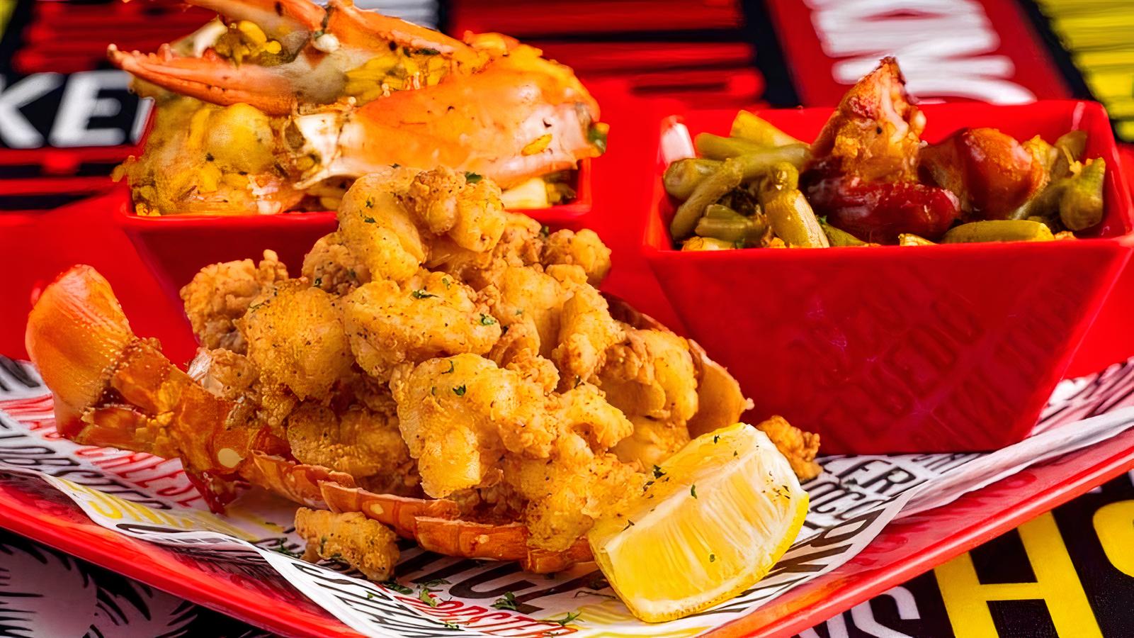Fried Lobster Dinner