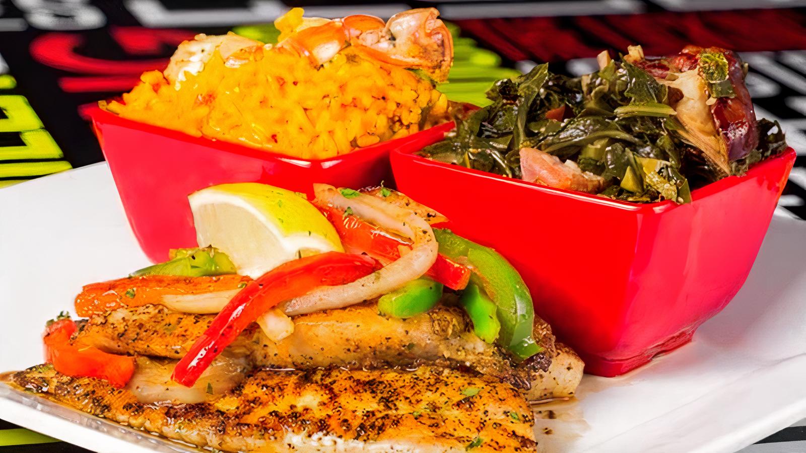 Grilled Snapper Dinner