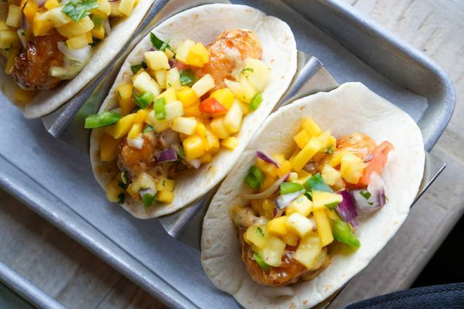Volcano Shrimp Tacos