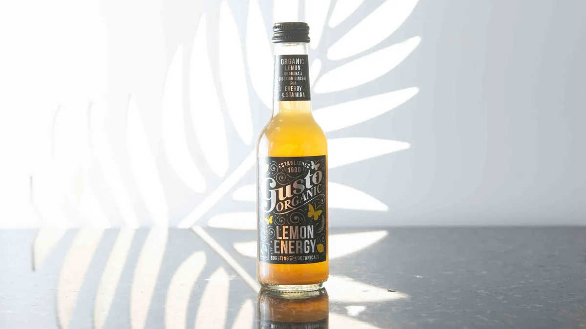 Gusto Organic Fairtrade Lemon Energy