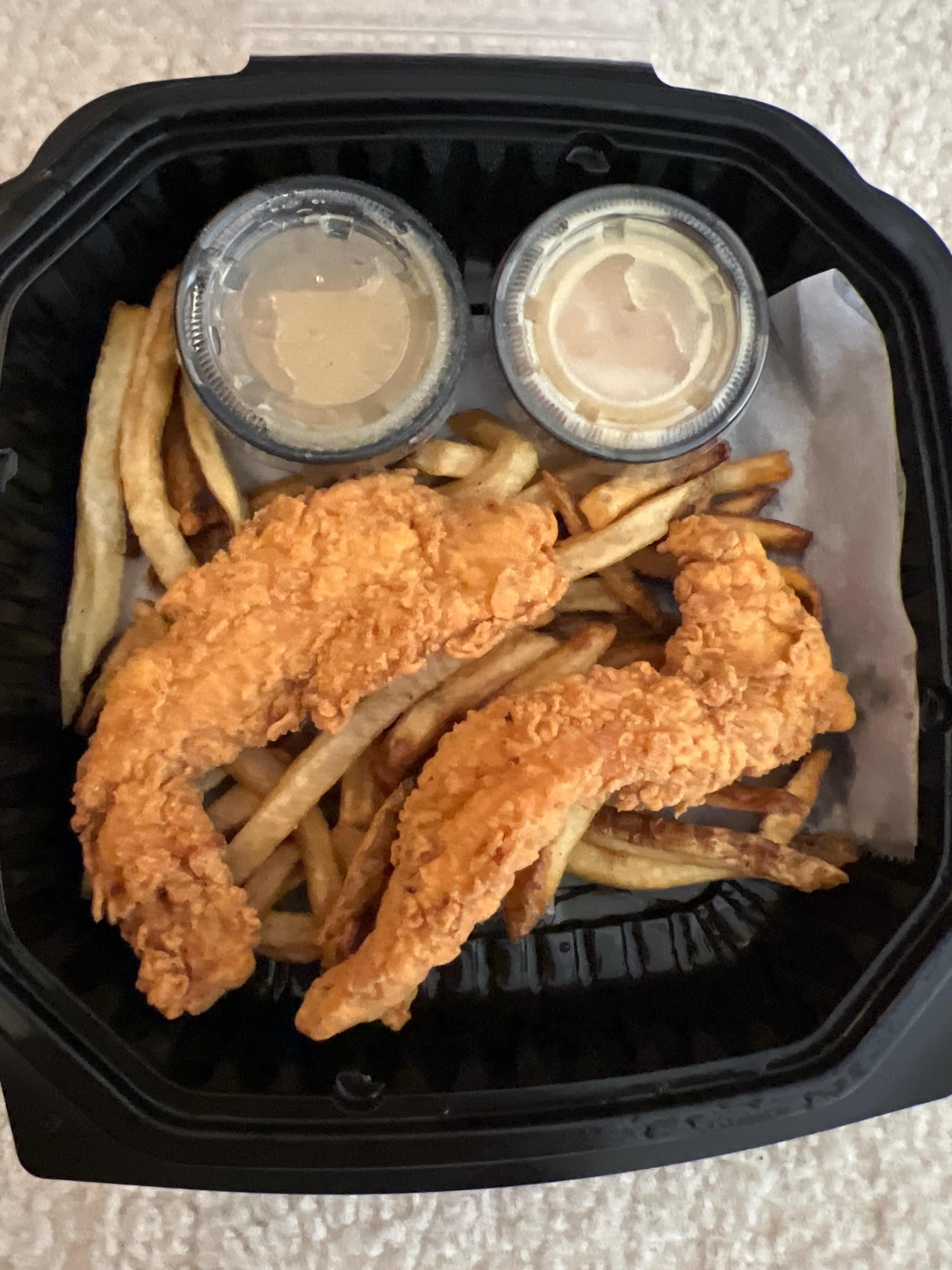 Kids Grilled or Crispy Chicken Strips with Fries