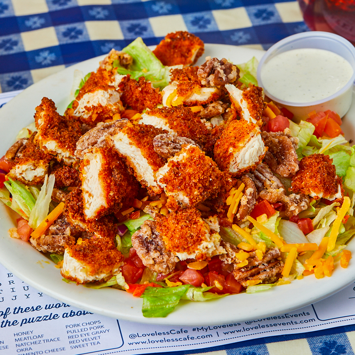 Fried or Grilled Chicken Salad