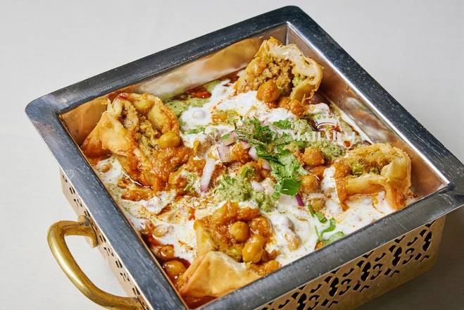 Aloo Samosa Chaat