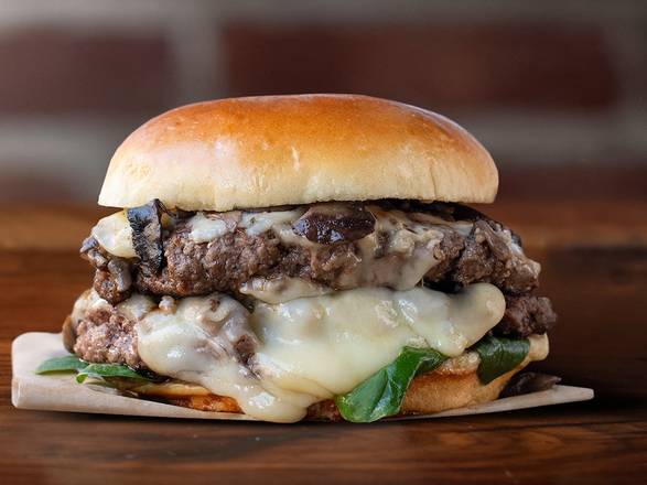 DOUBLE SWISS and SHROOM MELTBURGER