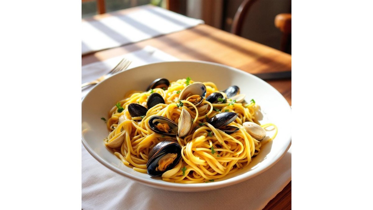 Paste cu vongole si scoici