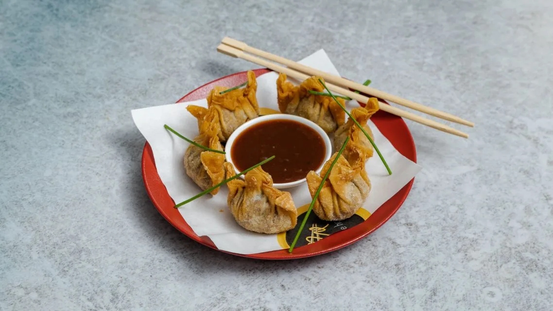 Crispy Duck Wontons with Plum Sauce 3Pcs