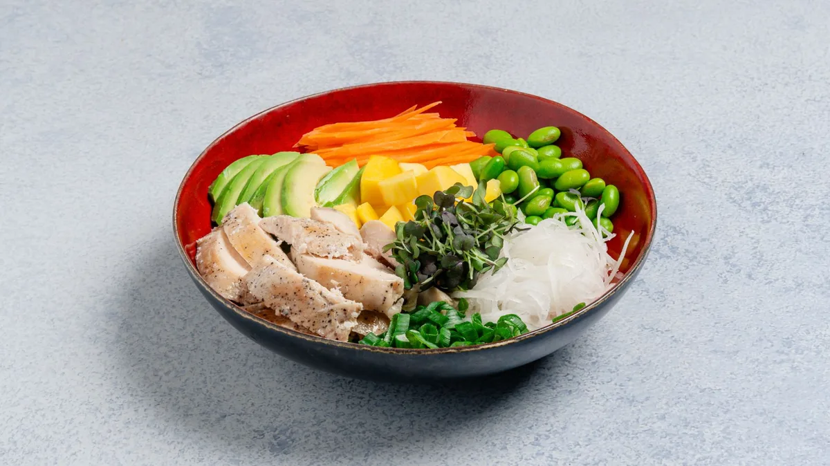 Lunch Box Chicken Poke