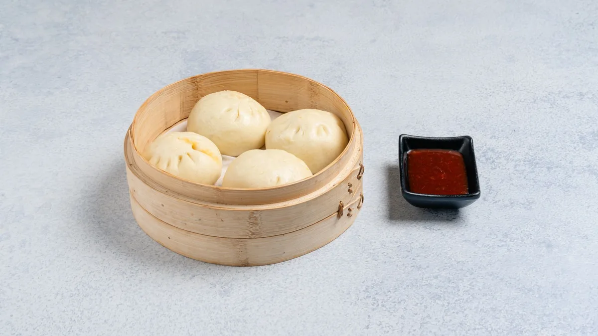 Steamed Barbeque Pork Buns 4Pcs
