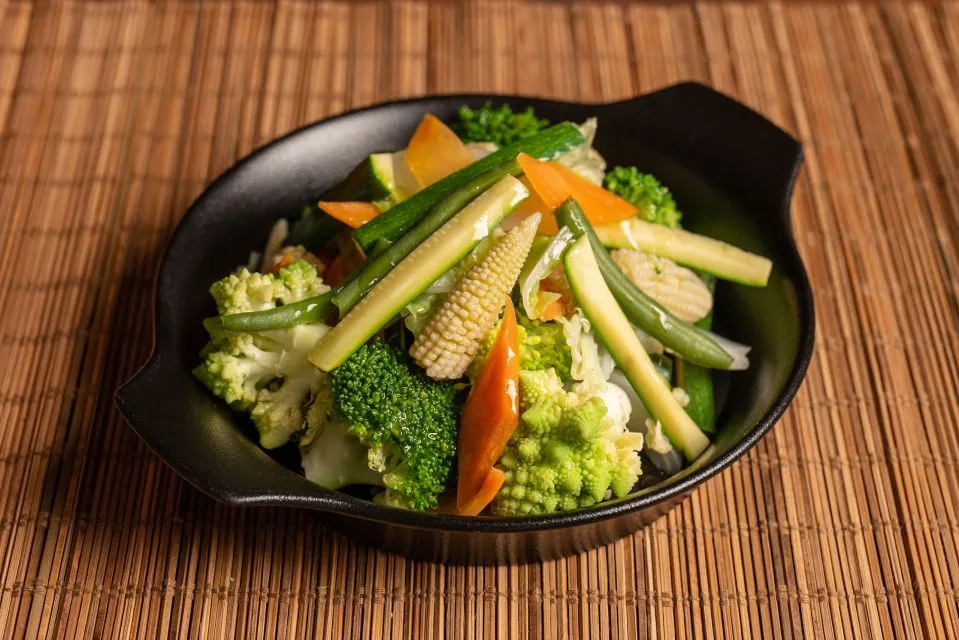 Steamed vegetables
