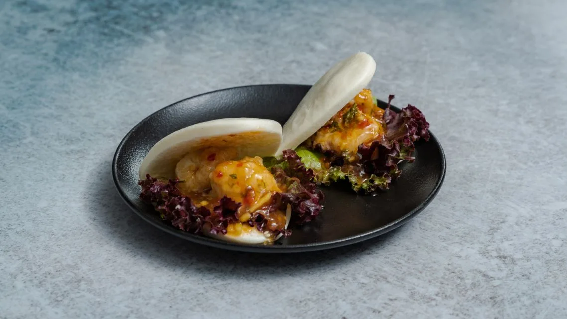 Wasabi Prawn Bao