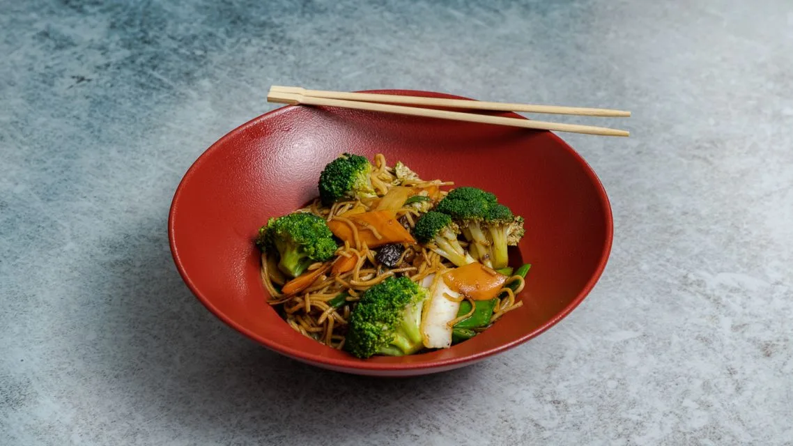 Wok Fried Noodles with Vegetables
