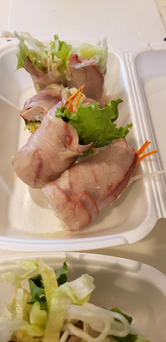 A1 BBQ Pork Salad Rolls