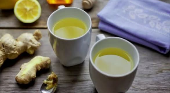 Ginger Lemon 🍋 Tea (Hot)