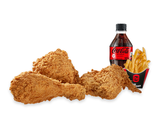 3 Piezas de Pollo Frito en Combo