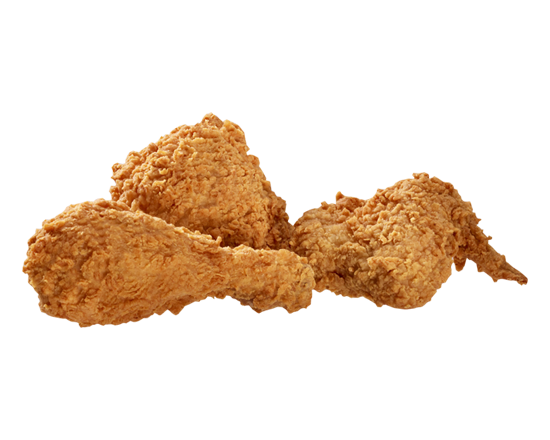 3 Piezas de Pollo Frito