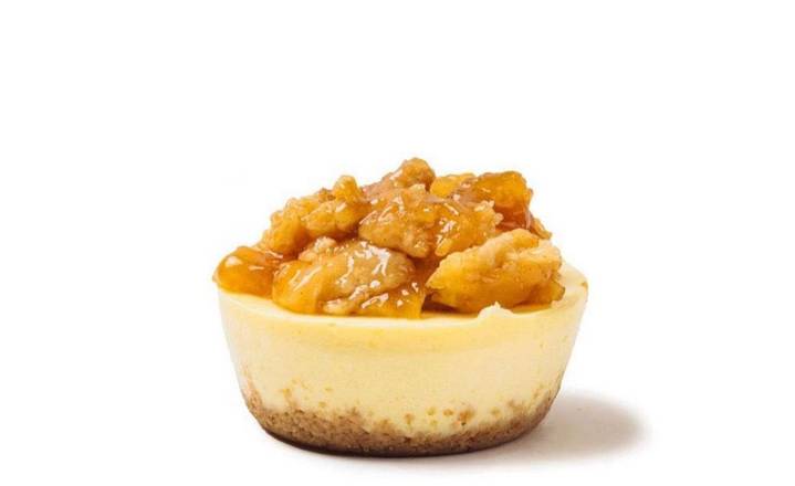 Apple Walnut Cobbler Cheesecake