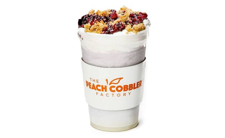 BLACKBERRY PEACH COBBLER MILKSHAKE