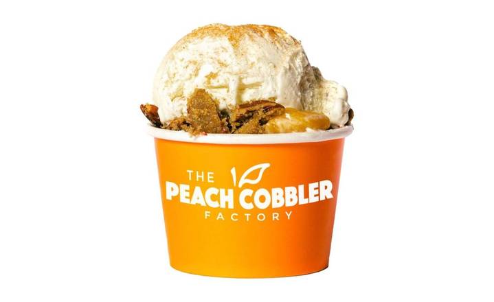 CINNAMON PRALINE PEACH COBBLER