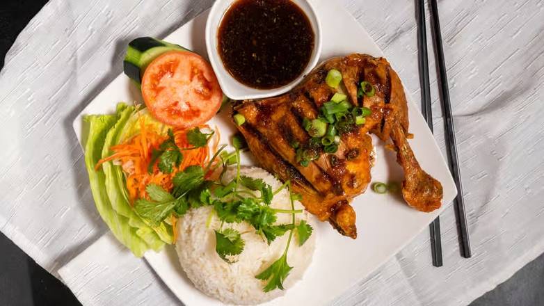 BBQ Chicken Rice (Cơm Gà Nướng)