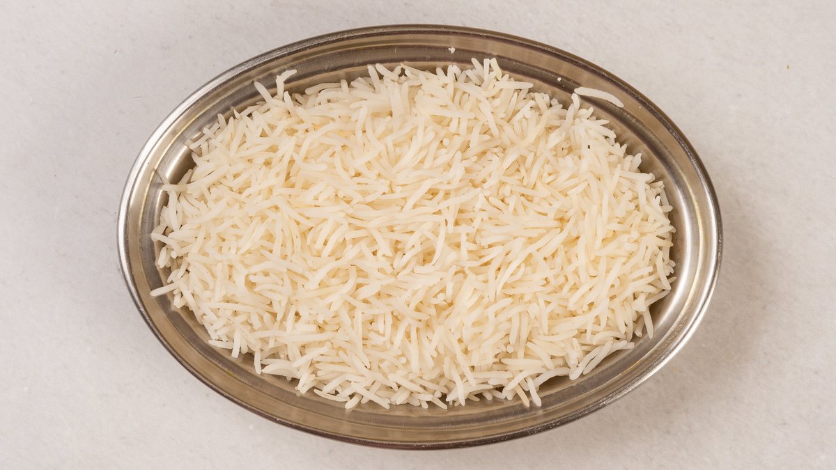 Plain basmati rice