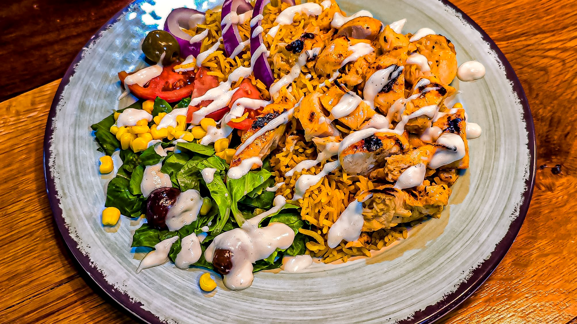 Chicken and Rice Plate