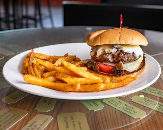Mushroom Swiss Burger