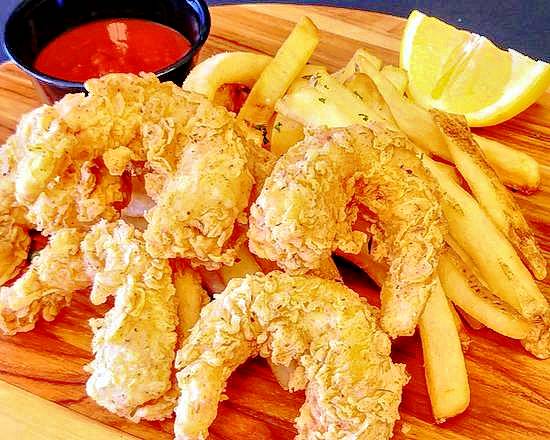 Cruelty-free "Catch" of the Day - Fried Shrimp and Fries