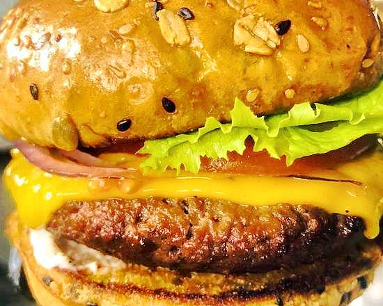 "Do The IMPOSSIBLE" Burger and Fries