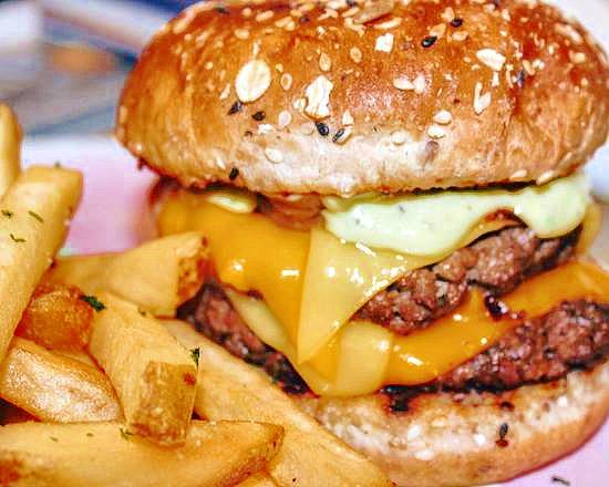 "Split Decision" Double Cheeseburger