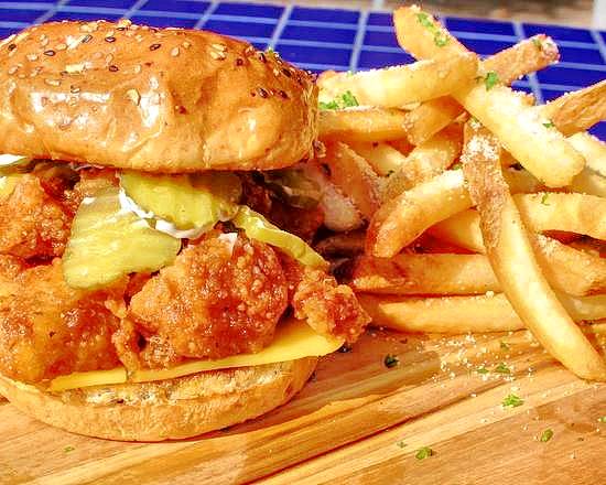 "Sunday Service" Fried Chick'n Sandwich and Fries