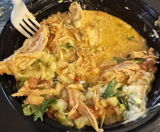 16. Chicken with Chipotle Sauce (Tinga) - Bowl