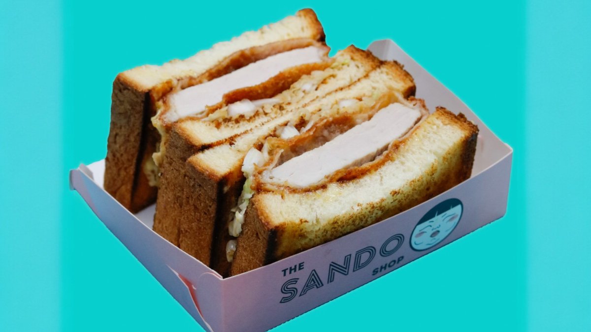 Pork katsu sando