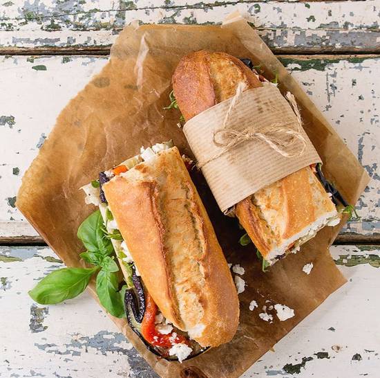 Mediterranean Veggie Sandwich