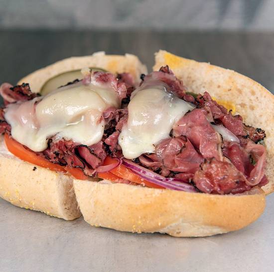 Pastrami and Swiss Sub