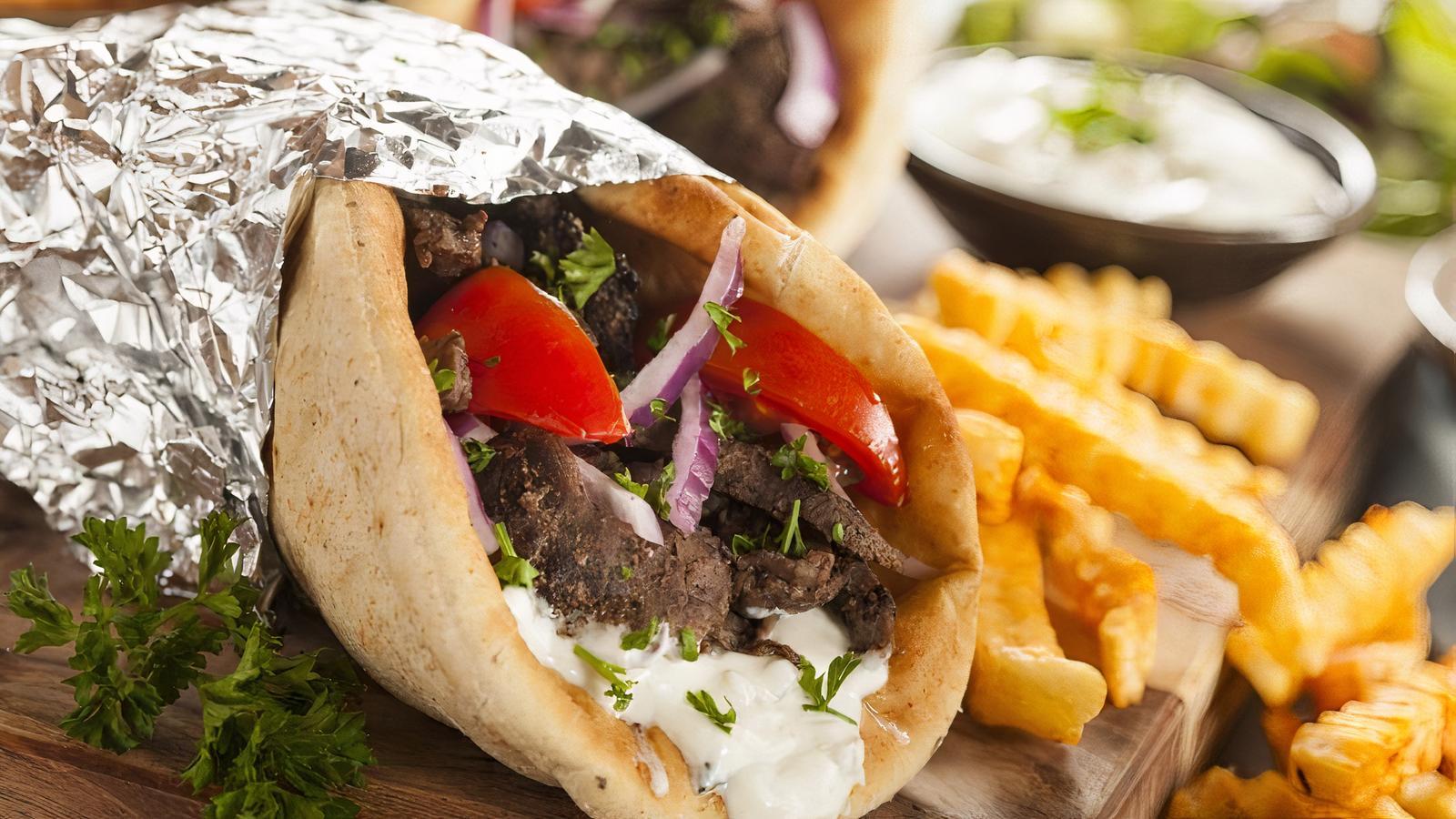 Gyro Sandwich (Lamb and Beef