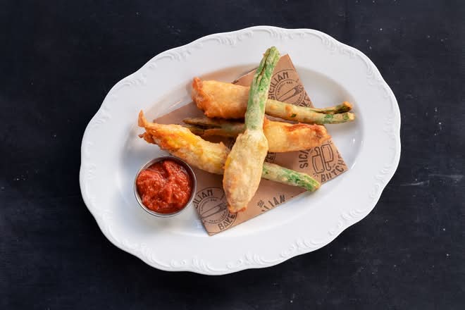 Stuffed Zucchini Blossoms